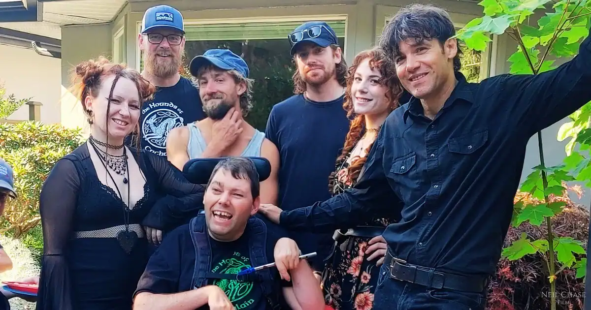 Paul with the Victoria BC band, the Hounds of Culchulain